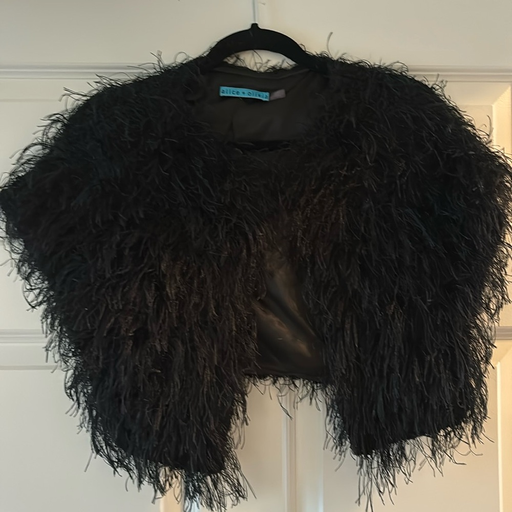 Alice & Olivia Fringy jacket